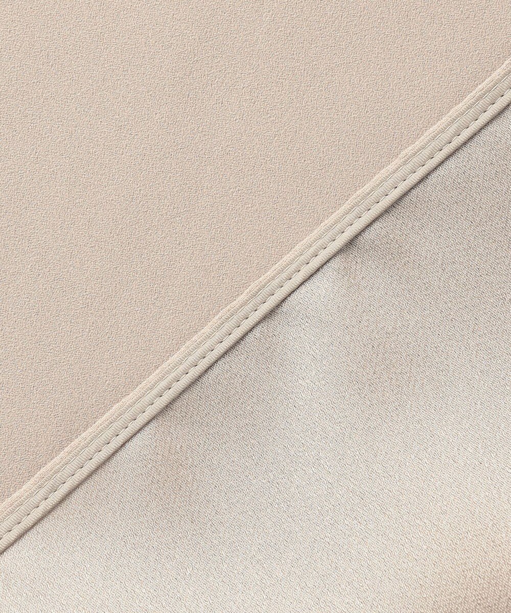 ICB 【新色追加・WEB限定カラーあり】FluidBackSatin ドルマンスリーブボウタイブラウス 