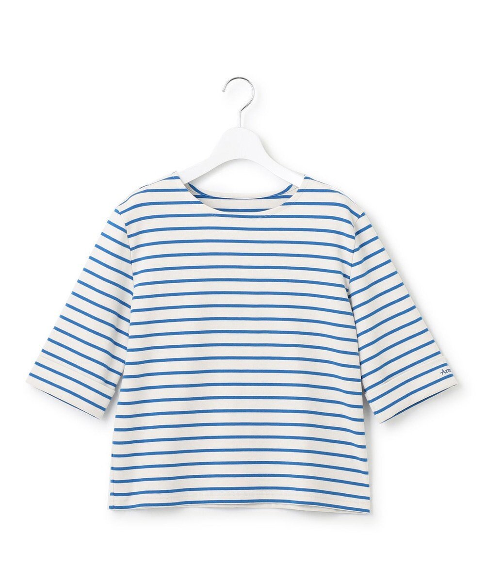 23区 【Oggi4月号掲載/一部店舗限定】Armor-lux 5分袖 ボーダー カットソー 