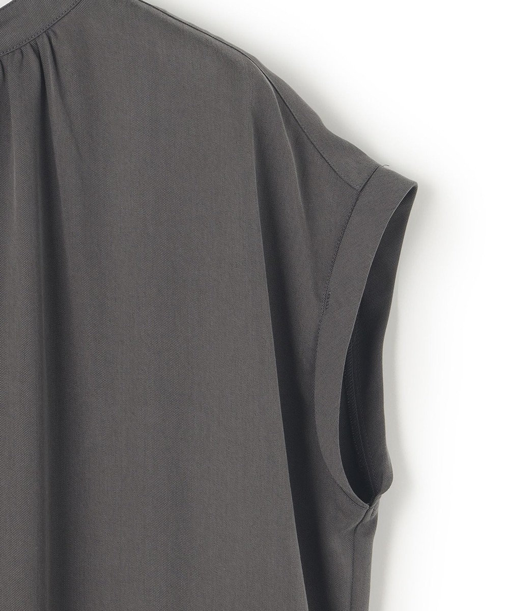 23区 L 【前後着用可能】フィブリルツイル ギャザー ワンピース 