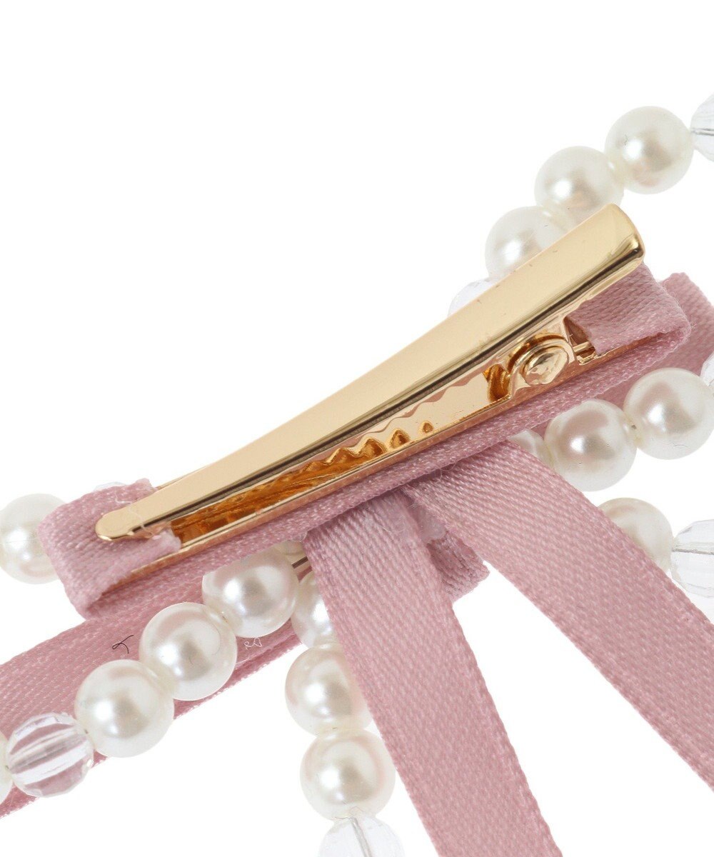 Maison de FLEUR パールリボン2SETクリップ 