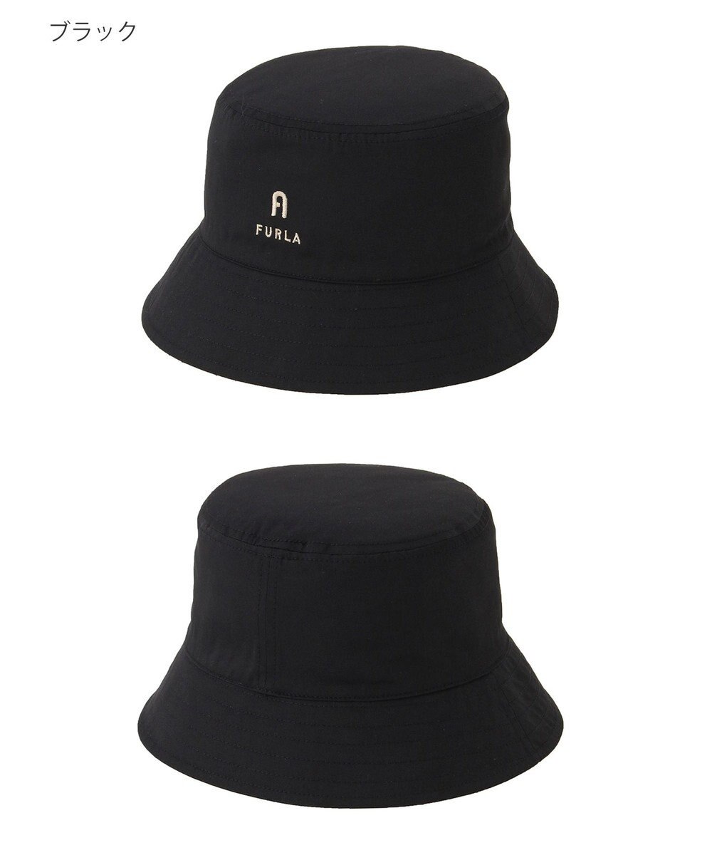 MOONBAT FURLA(フルラ)リバーシブルバケットハット 帽子 無地 UVカット 手洗い可能 