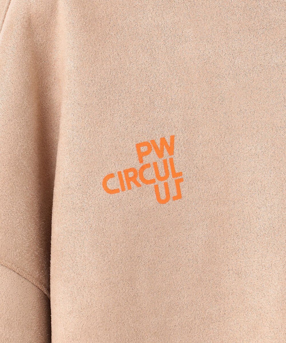 PW CIRCULUS 【MEN】スエード調 デタッチャブルフーディ 