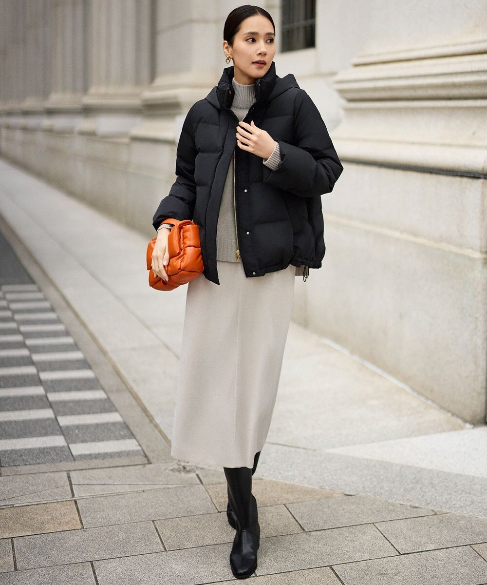 自由区 L 【17号サイズまで展開・SHIHOさん着用】ソフトコーデュロイ スカート 