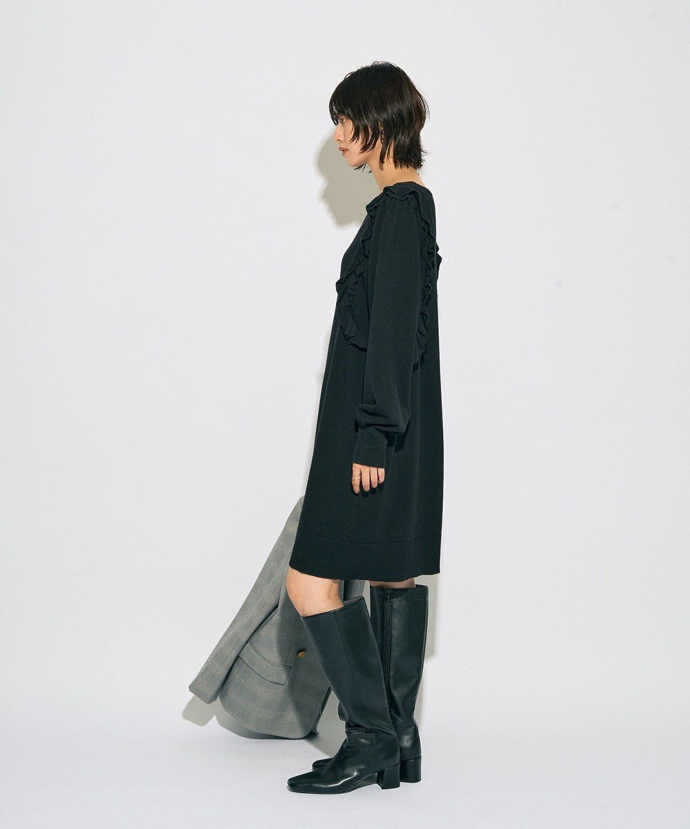 YECCA VECCA 【archive】ラッフルニットワンピース 