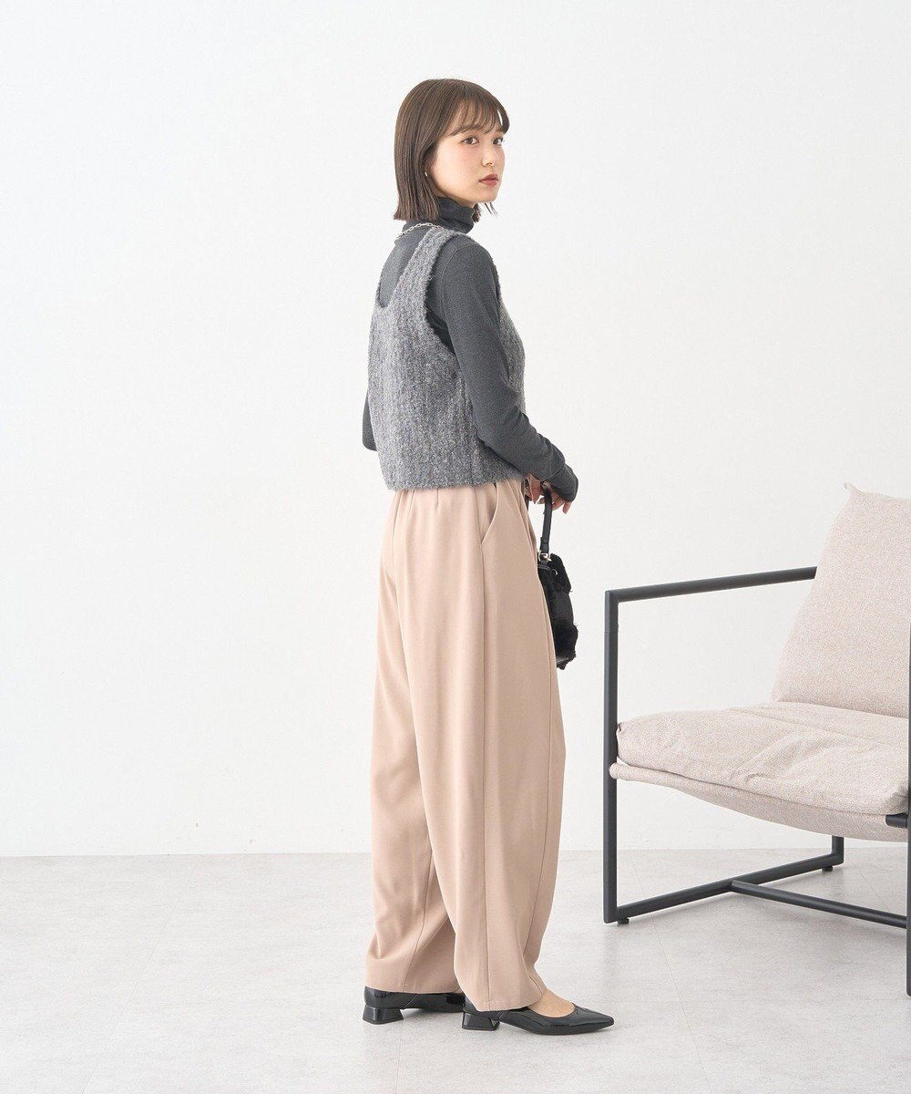 earth music&ecology リブタートルネックプルオーバー 