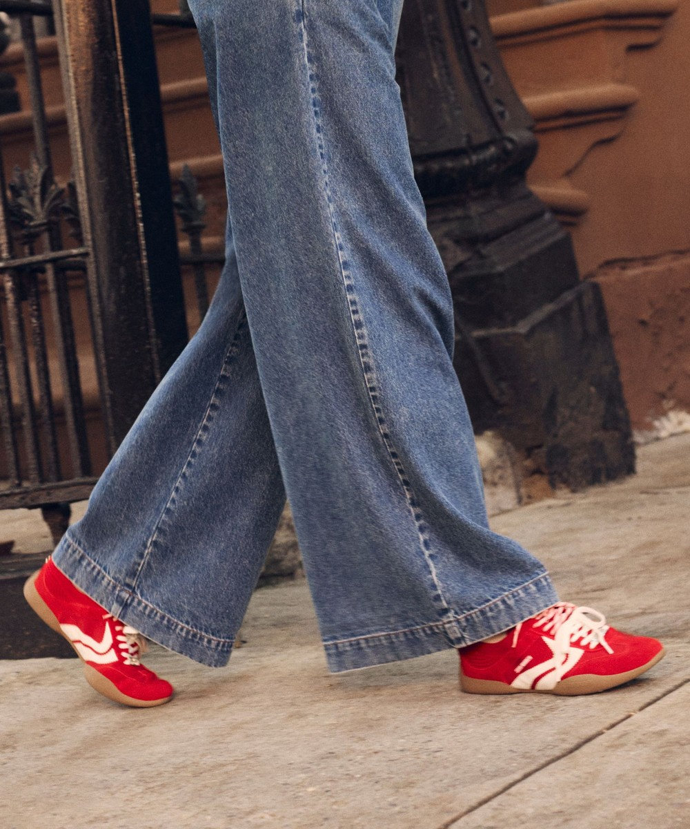 STEVE MADDEN BISCOTTI レトロコートニットスニーカー 