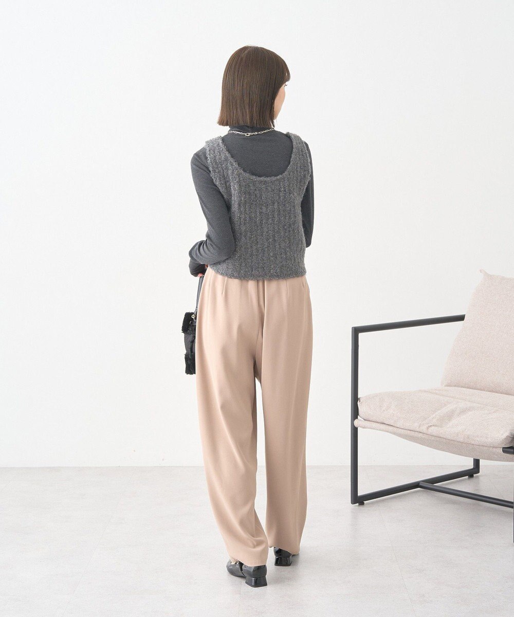 earth music&ecology リブタートルネックプルオーバー 