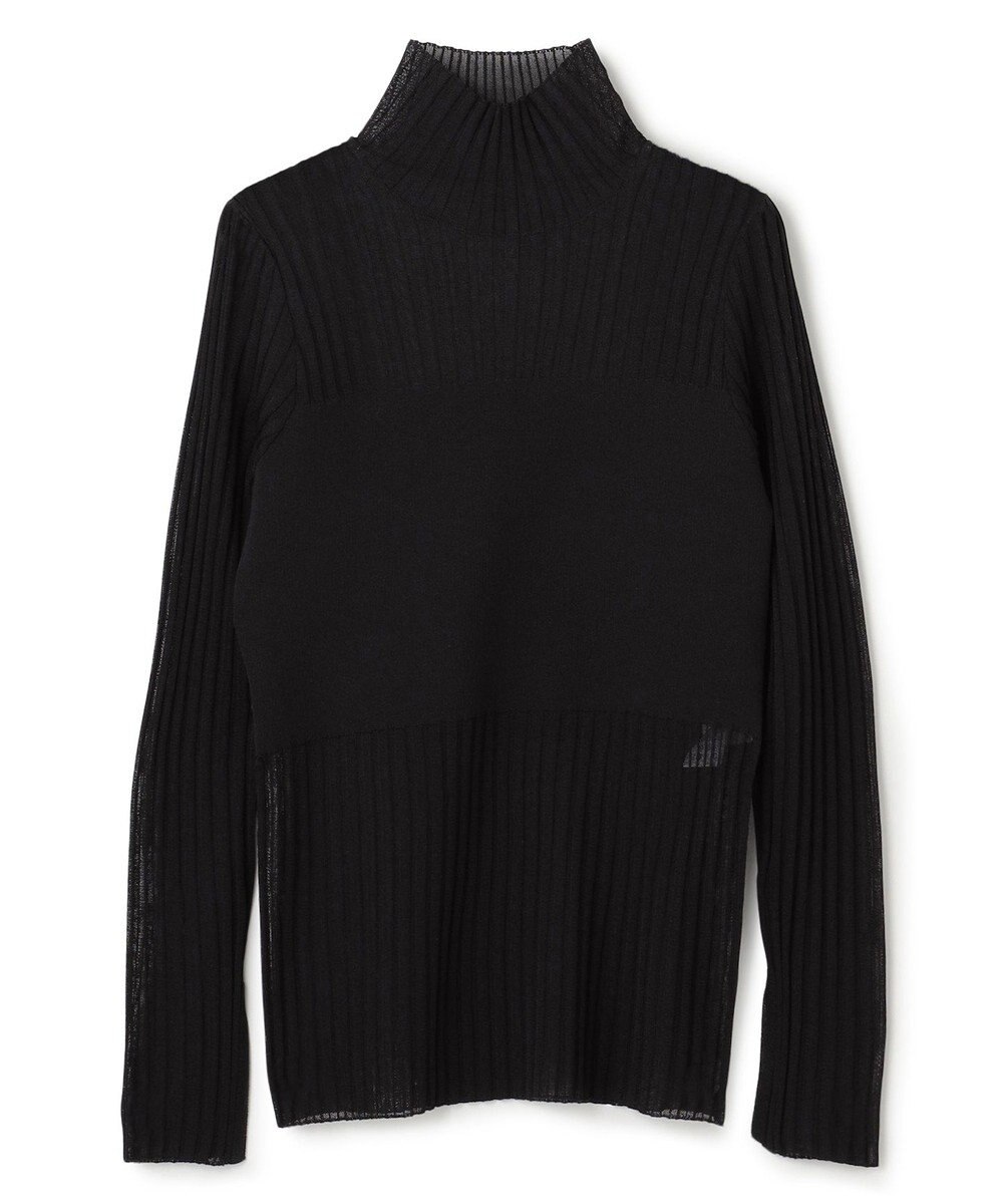 uncrave シアーニット コンビトップス 