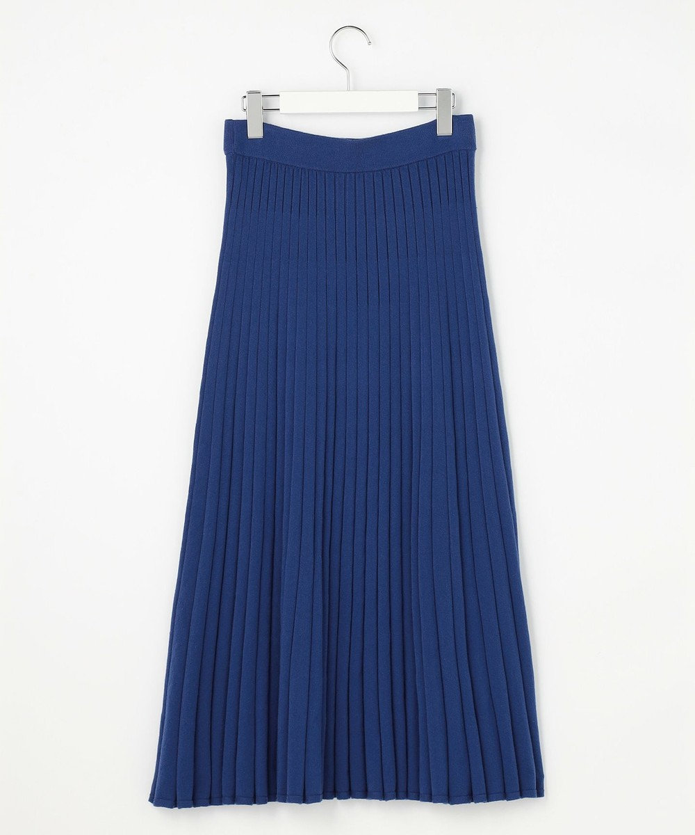 ANY SIS CICA加工 ニット フレア スカート 