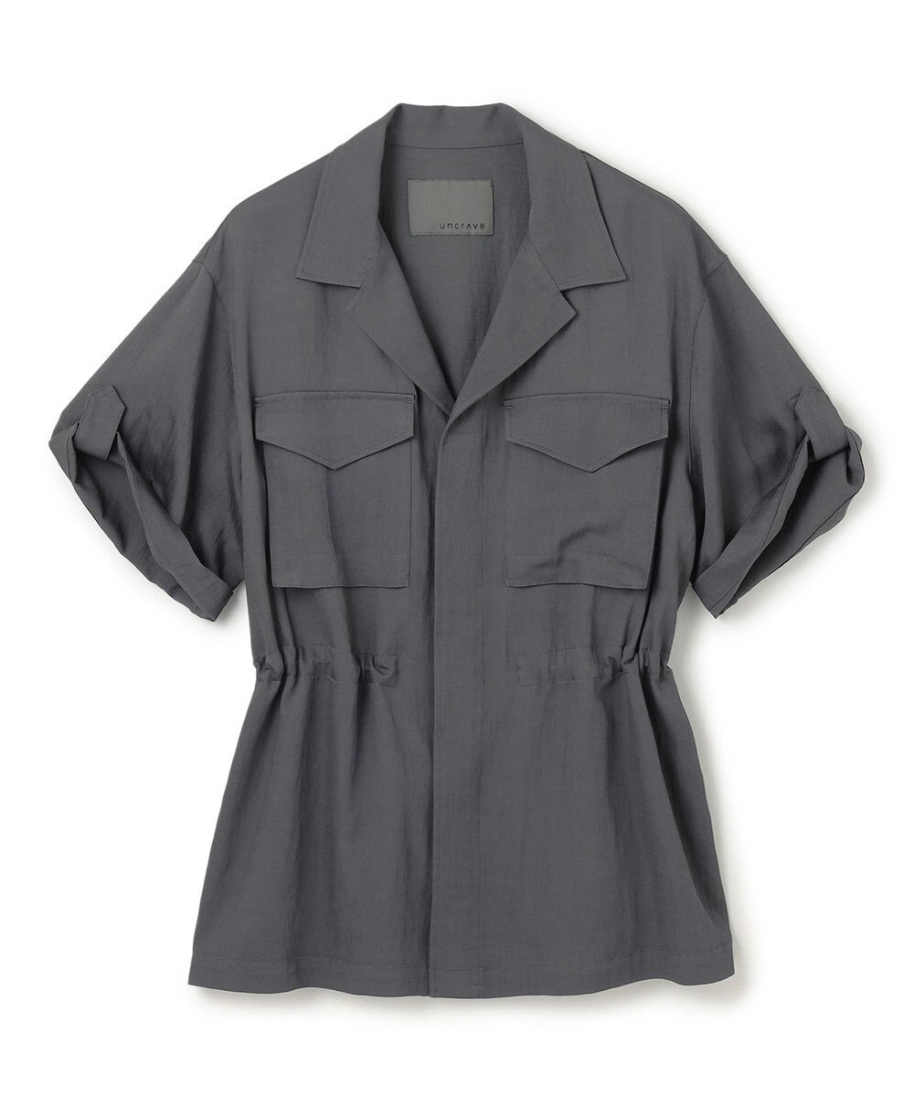 uncrave ドレープツイル ミリタリー ジャケット 