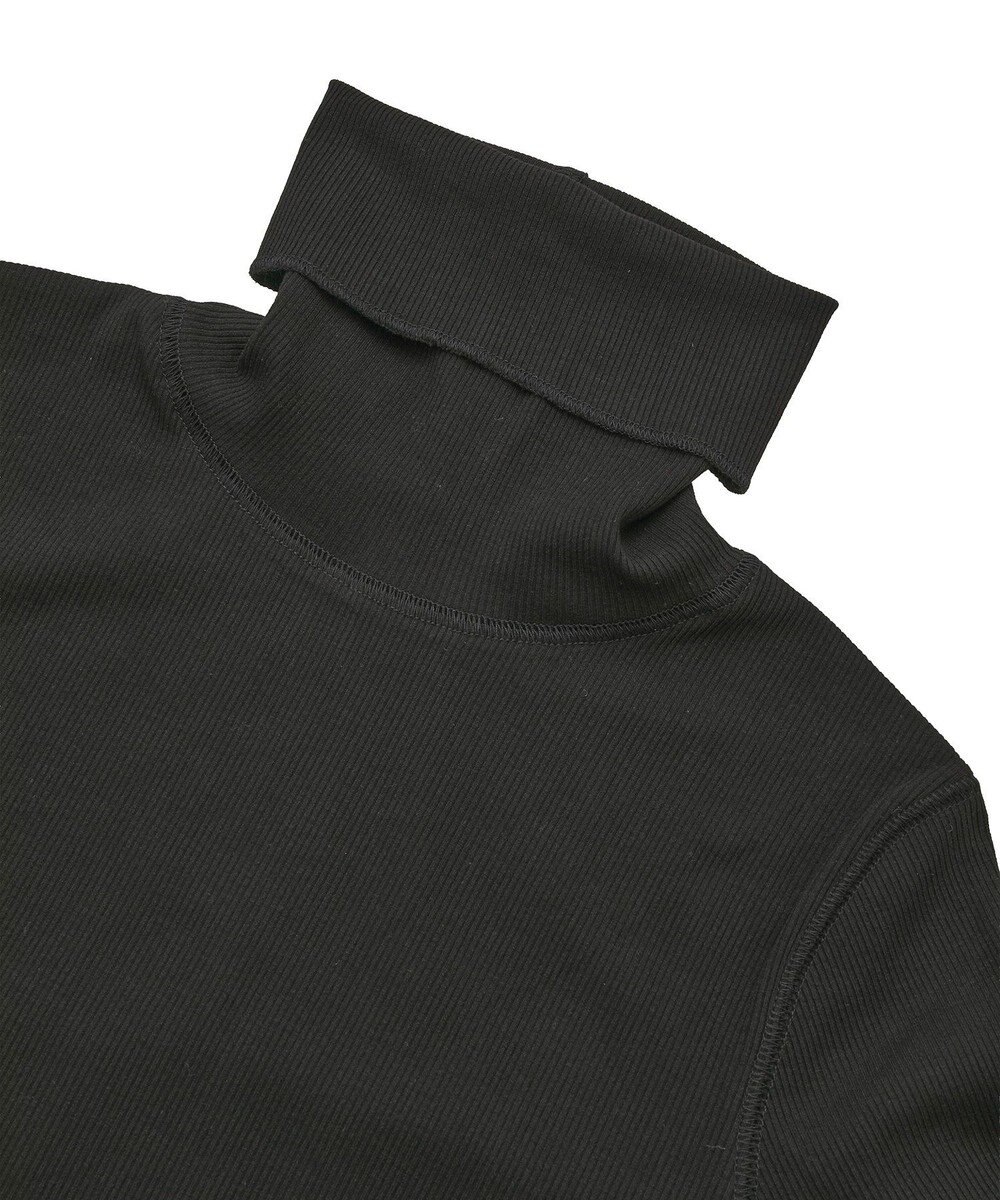 earth music&ecology リブタートルネックプルオーバー 