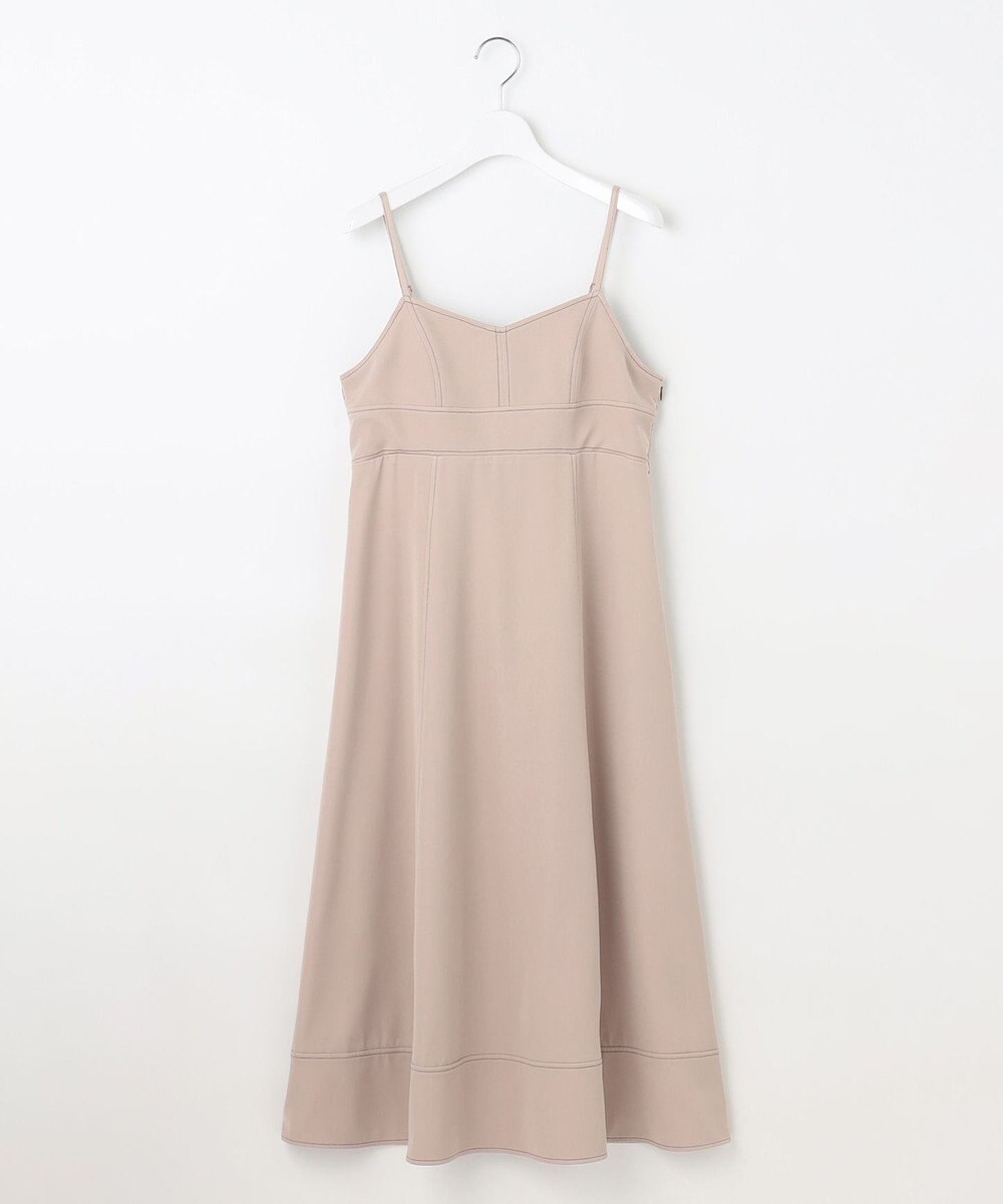 Feroux 【新色追加・洗える】バックリボン キャミワンピース 