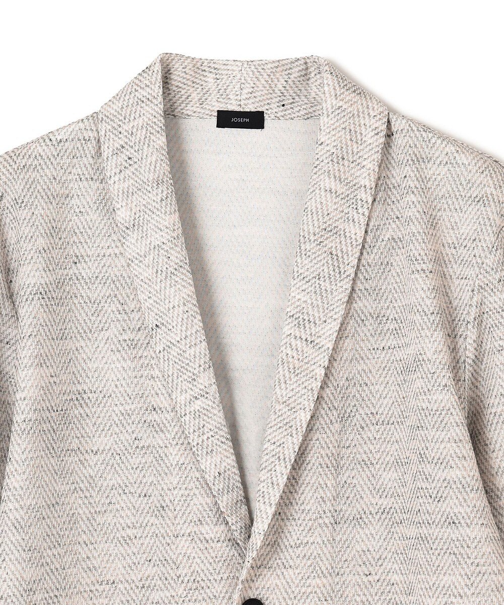 JOSEPH HOMME トップヘリンボンジャージー　カットソージャケット 