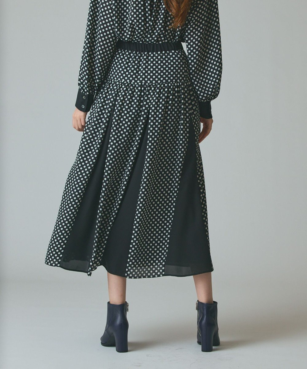 GRACE CONTINENTAL ドットコンビスカート 