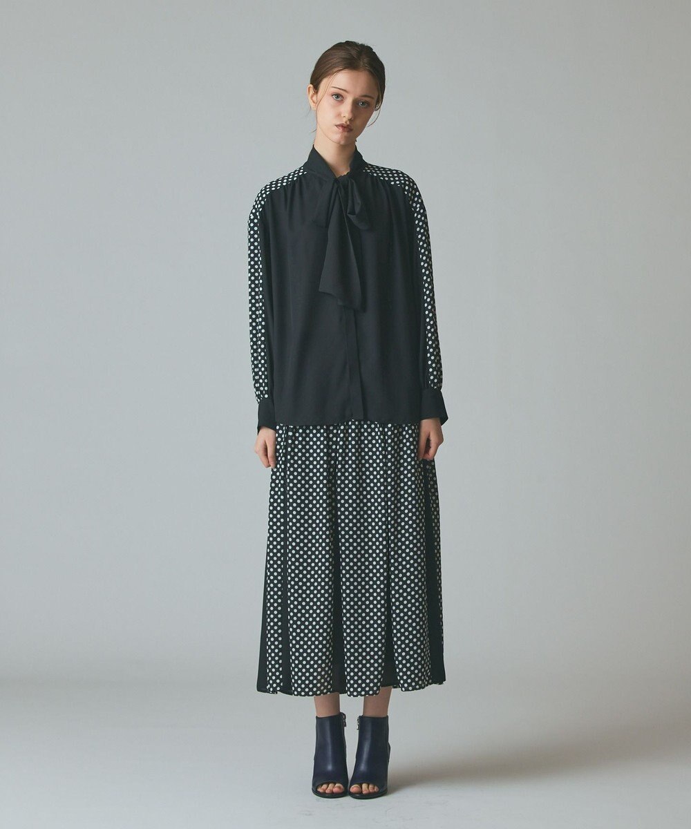 GRACE CONTINENTAL ドットコンビスカート 