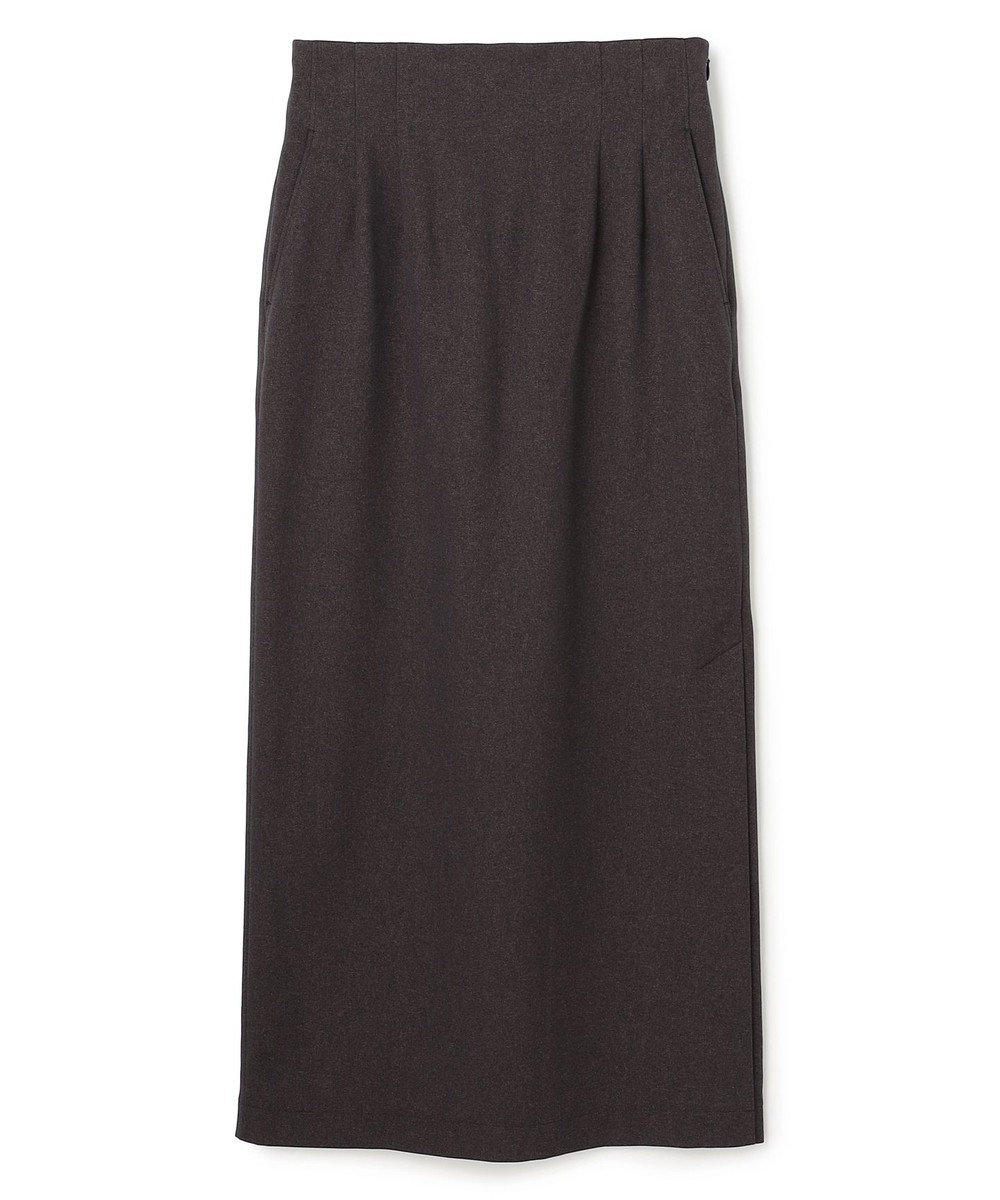 uncrave ウォッシャブルウールライクツイル Iラインスカート 