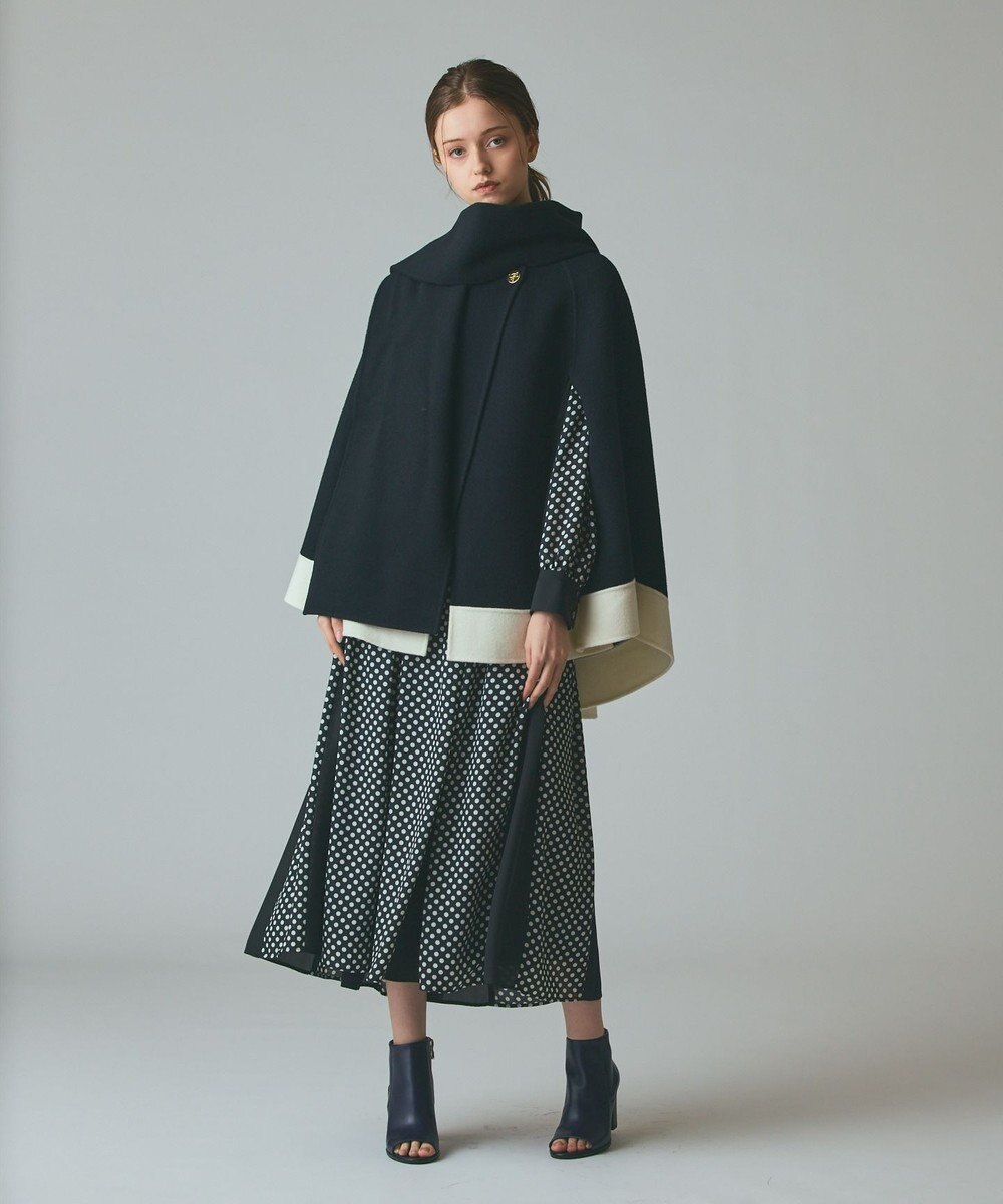 GRACE CONTINENTAL ドットコンビスカート 