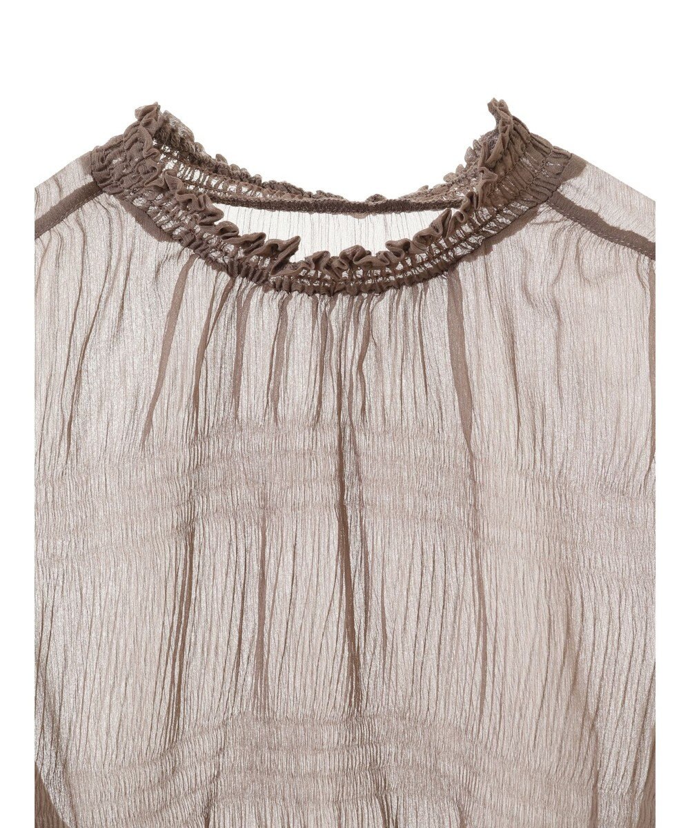 earth music&ecology マジョリカプリーツシアープルオーバー 