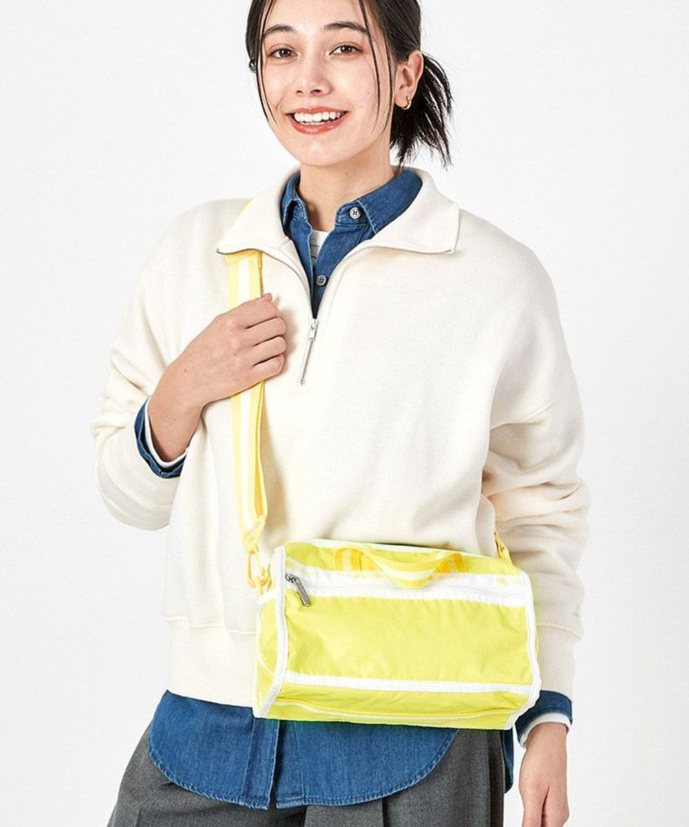 LeSportsac MINI DUFFEL CROSSBODY/スペクテイターライムライト スペクテイターライムライト