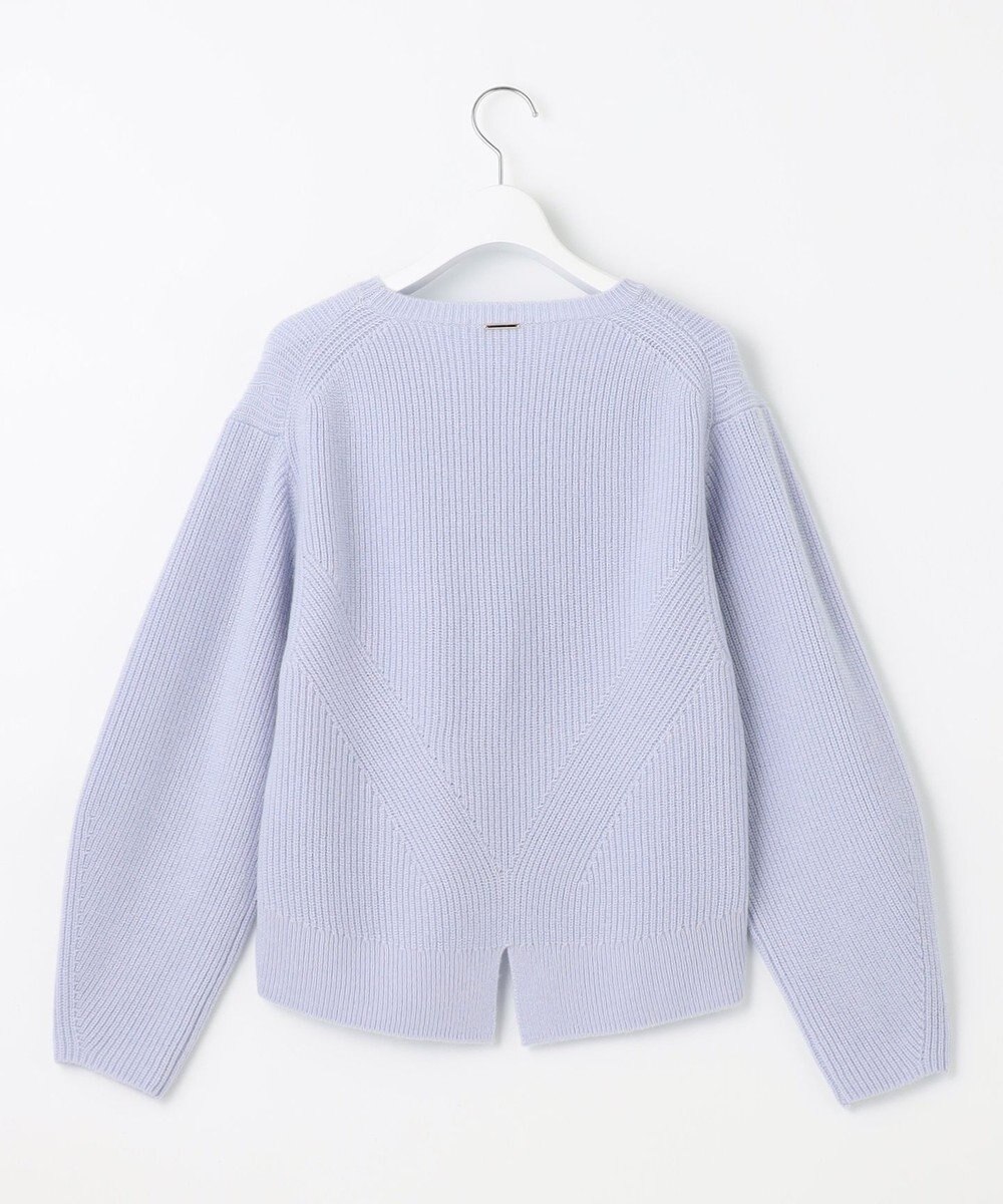 自由区 L 【洗える】ウールカシミヤブレンドプルオーバー ニット 