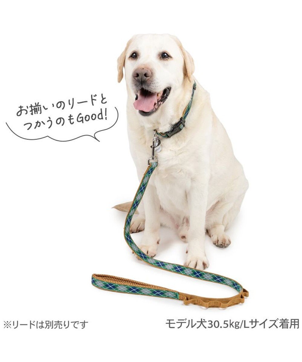 PET PARADISE ペットパラダイス チェック柄 首輪 ＳＭ 中型犬 
