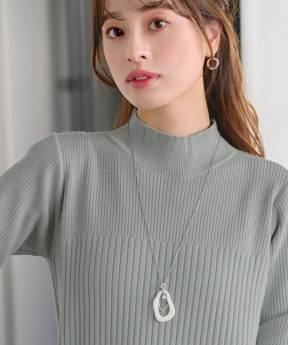 Tiaclasse 【安田美沙子さん着用・日本製】変形マーブルモチーフネックレス 