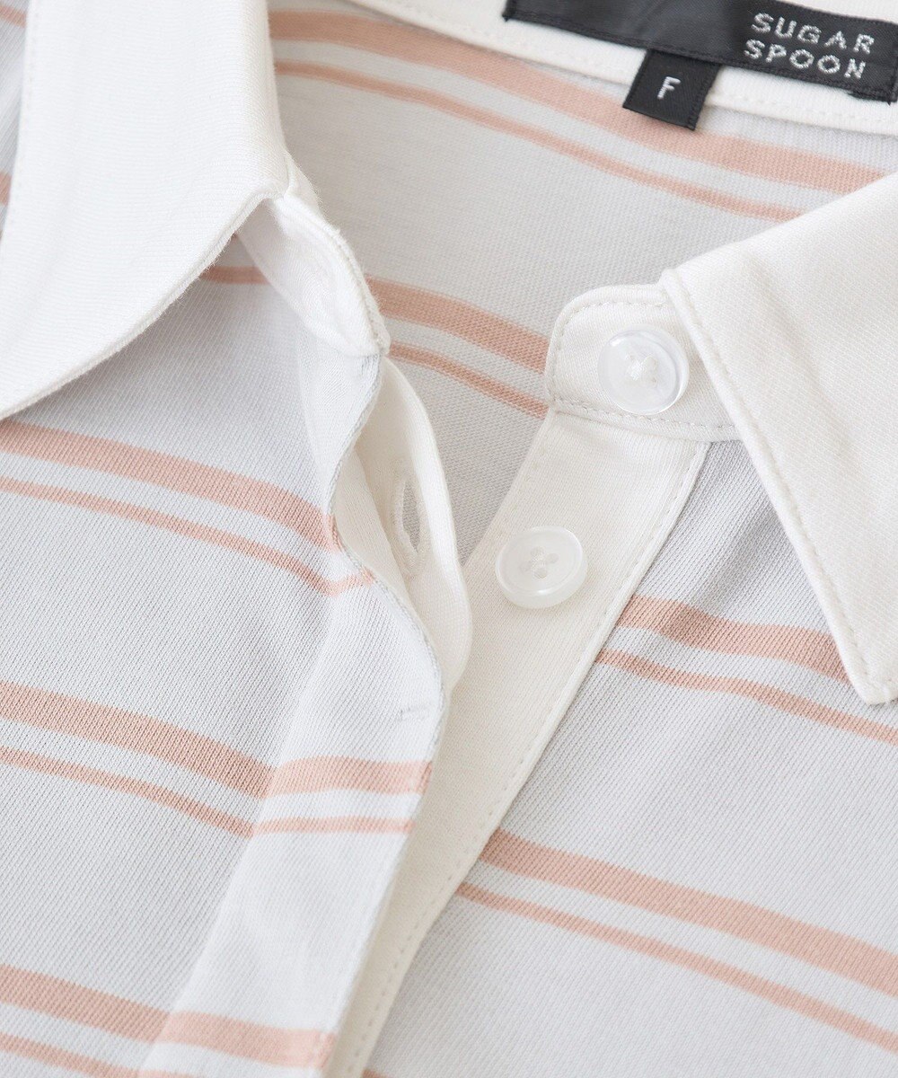 Green Parks ・ＳＵＧＡＲ　ＳＰＯＯＮ　ボーダーポロワンピース 