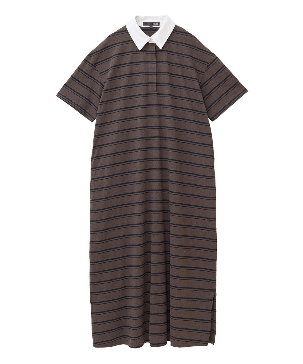 Green Parks ・ＳＵＧＡＲ　ＳＰＯＯＮ　ボーダーポロワンピース 