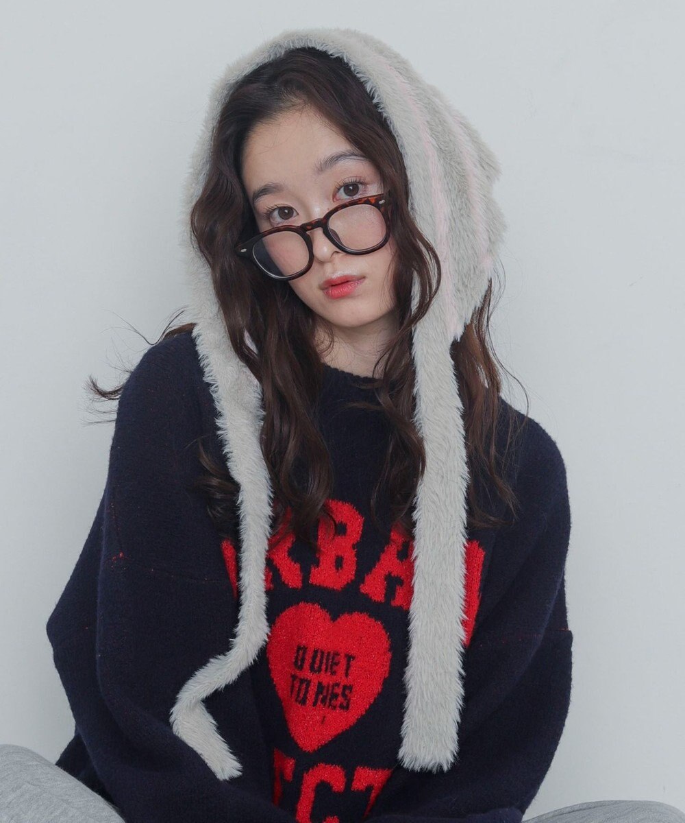 WEGO ボーダーニットバブーシュカ 