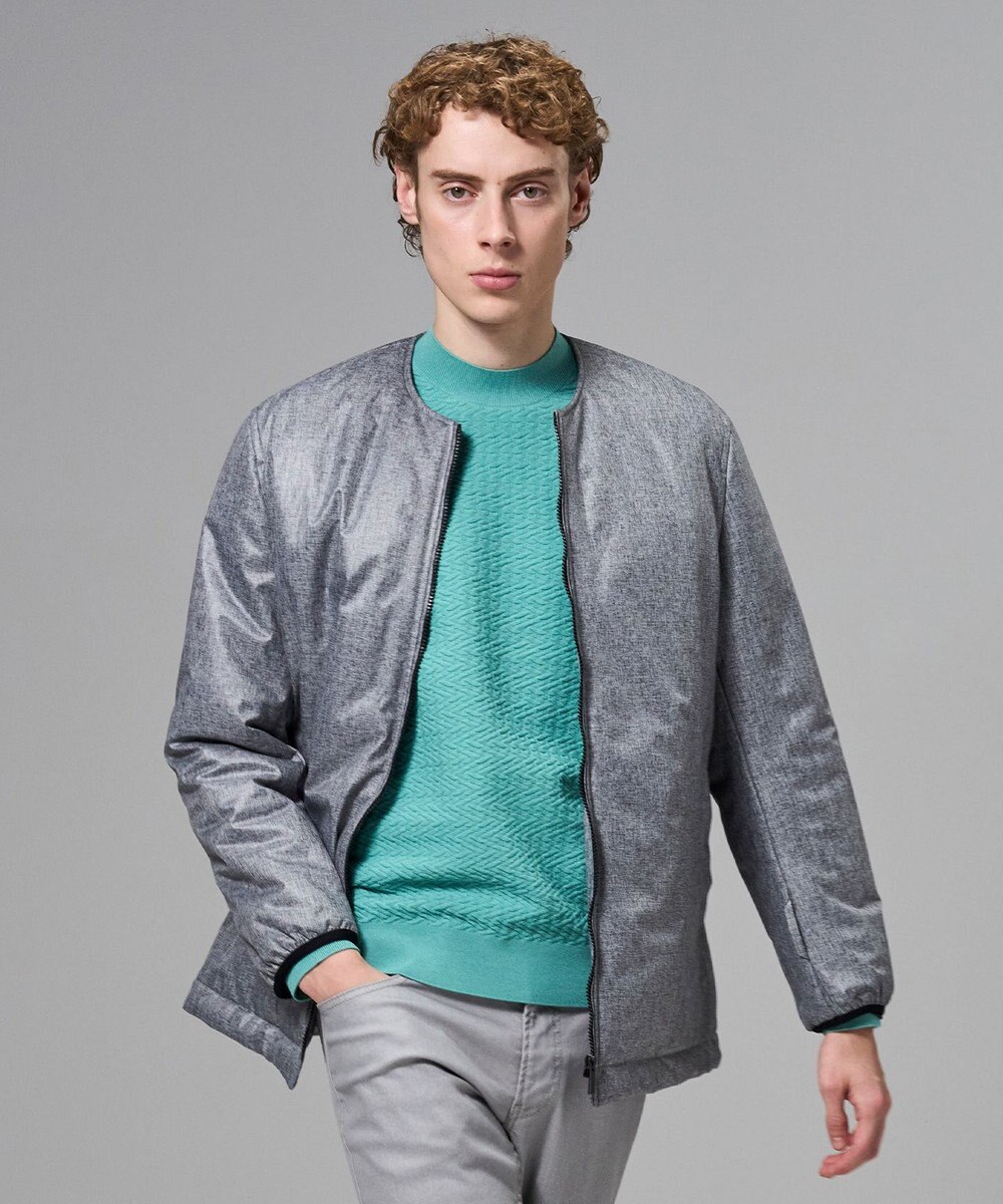 JOSEPH HOMME 新素材【アウタードッキング対応】ラインアートジャガード　ブルゾン 