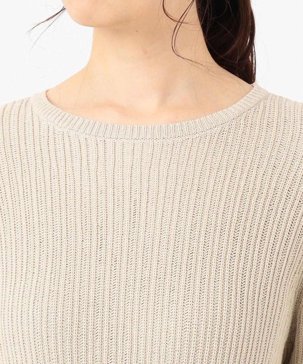 J.PRESS LADIES L 【洗える】コットン地柄 ニット 