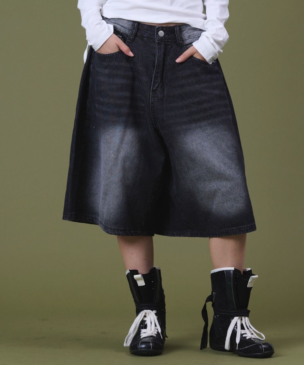 WEGO バギーハーフデニム 