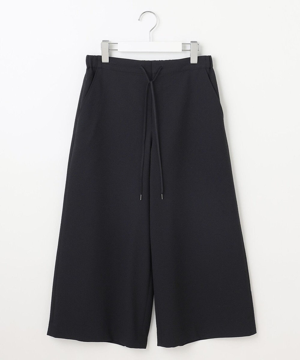 J.PRESS LADIES S 【洗える・吸水速乾】DRYライトサッカー クロップド パンツ 