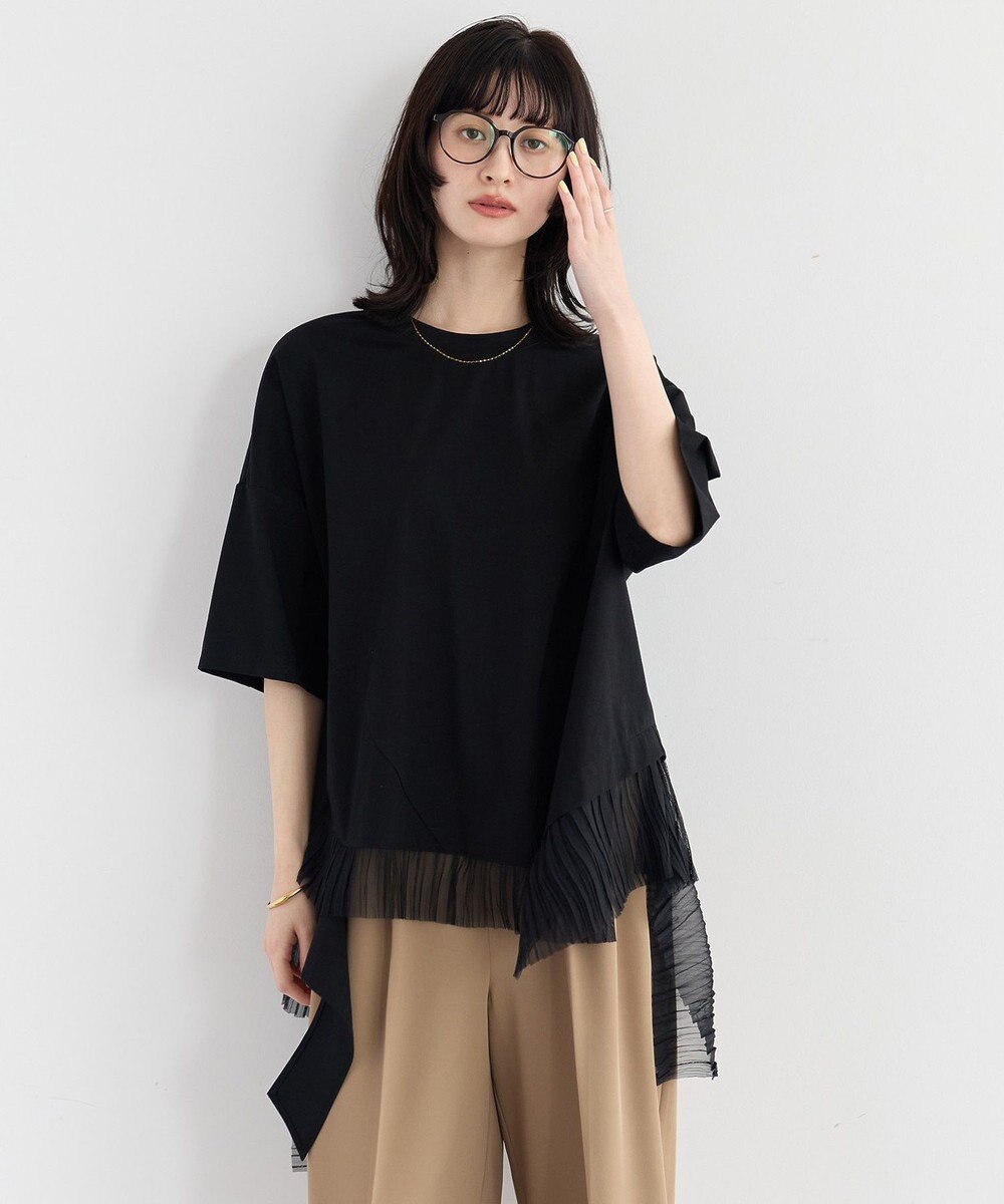 YECCA VECCA 裾アシメデザインプルオーバー 