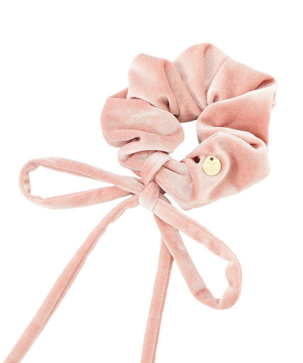 Maison de FLEUR ベロアリボンシュシュ 