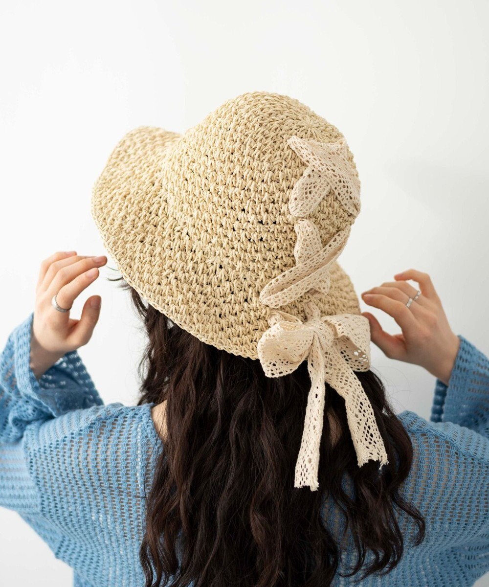 WEGO レースアップ雑材ハット 