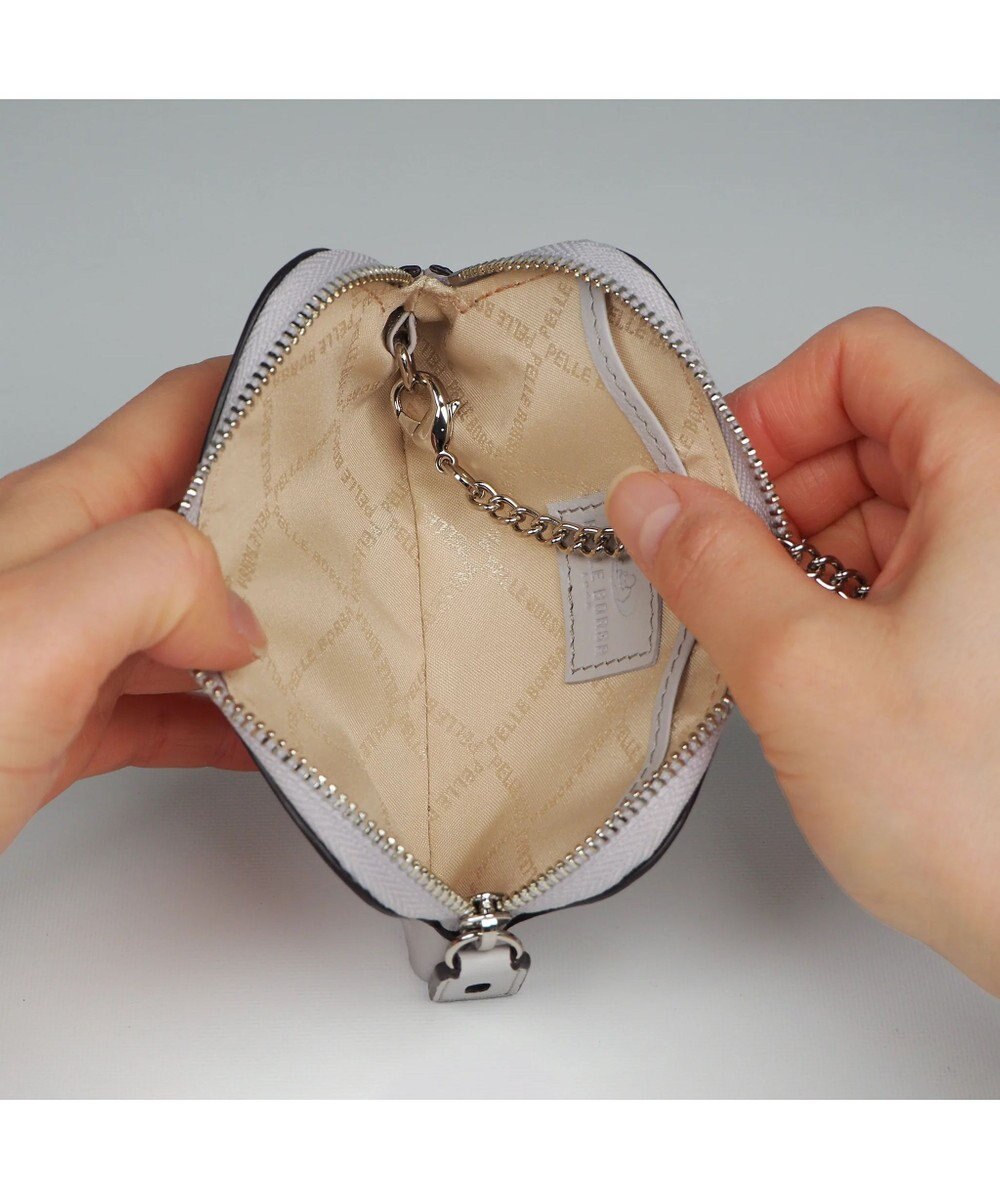 PELLE BORSA ラウンドファスナーキーポーチ Chrono Weave クロノウィーブ 5847 