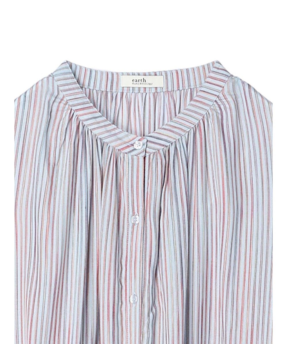 earth music&ecology マルチストライプワンピース 