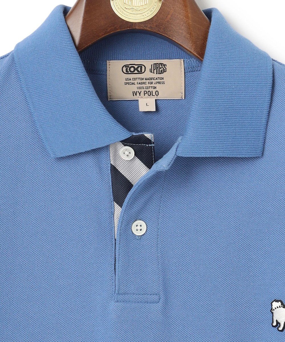 J.PRESS MEN 【大人気 / 10色展開】バックブル カノコレジメン ポロシャツ 