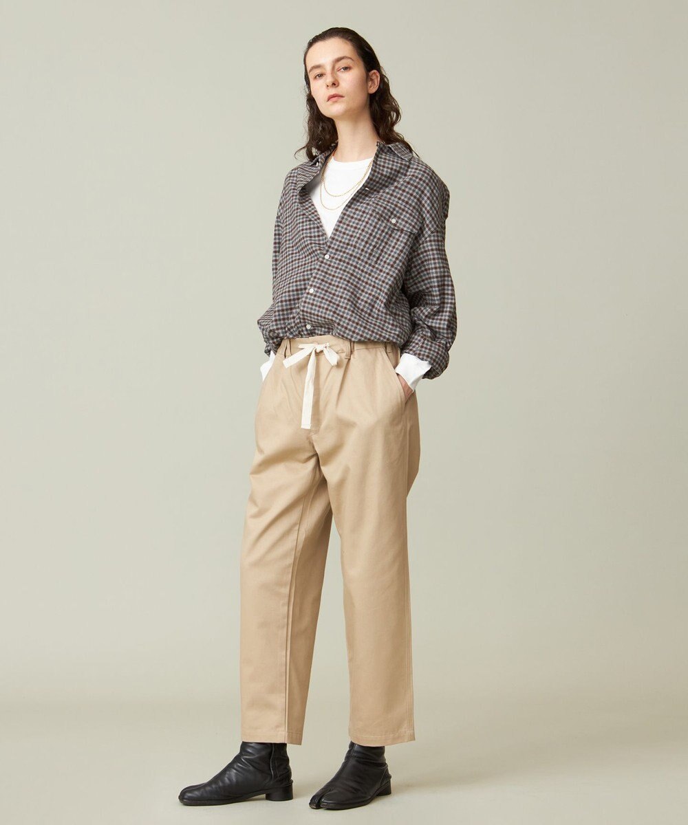 J.PRESS YORK STREET 【UNISEX】ワンタック チノパンツ 