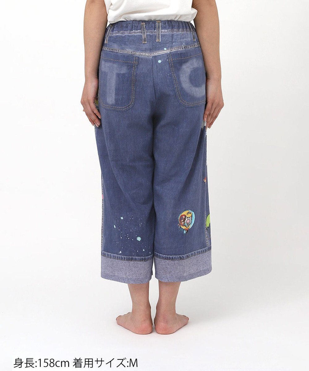 tsumori chisato SLEEP ツモリチサト ボトムス ルームウエア 8分丈 綿100%(本体) 楊柳素材 レディース UOT248 /ワコール 