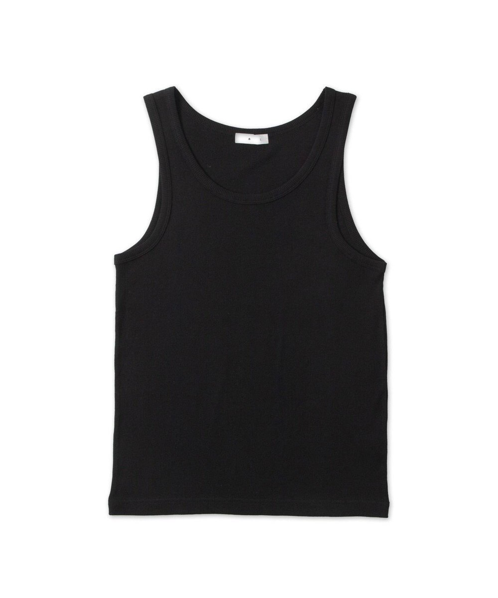 WEGO 【綿100%】リブタンクトップ 