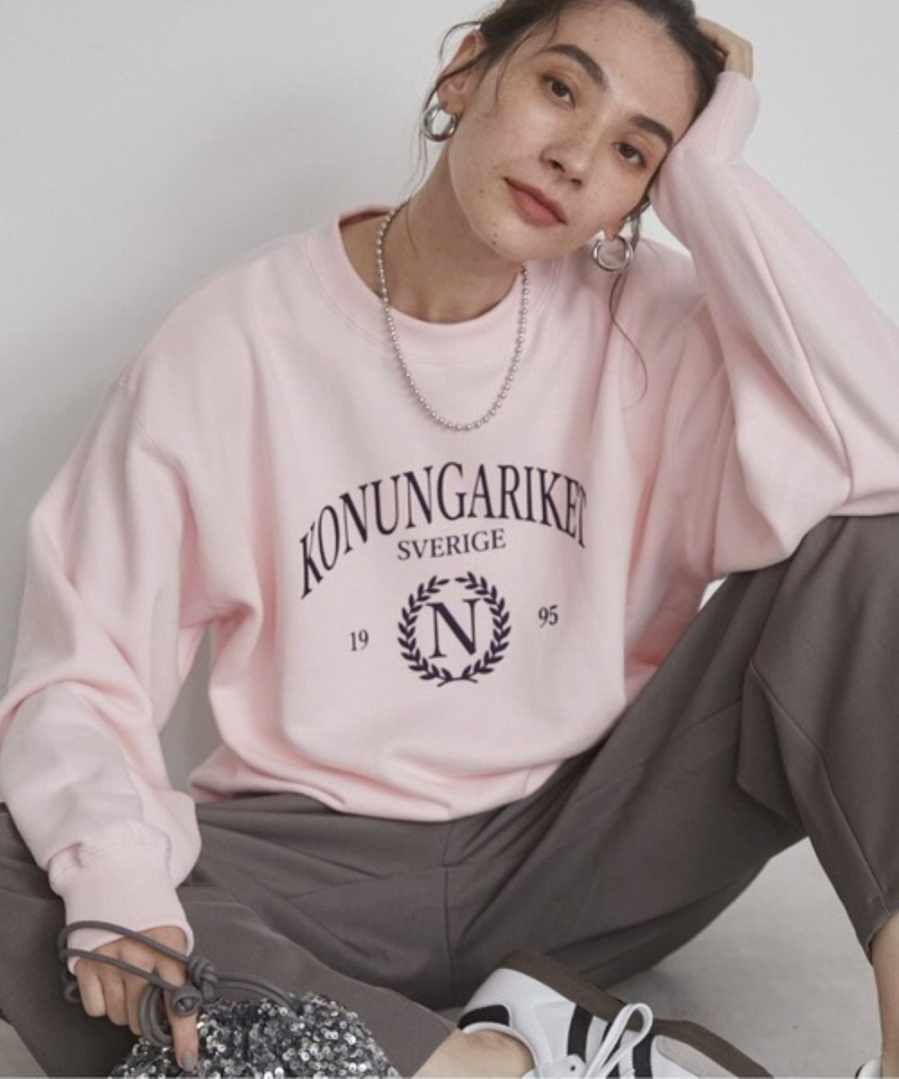 WEGO 【ANGIE VINTAGE】カレッジロゴスウェット 