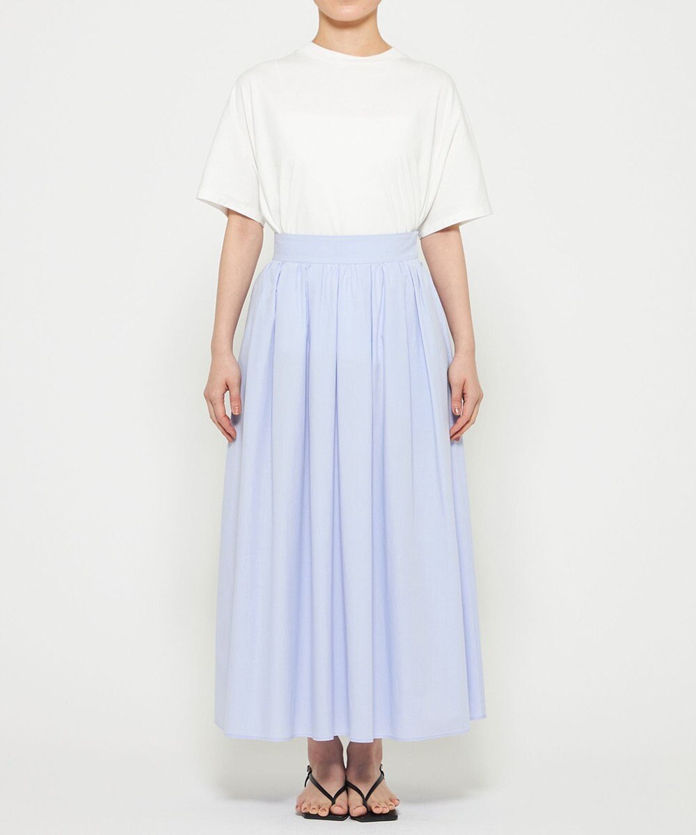 uncrave カラータイプライター フレアスカート 