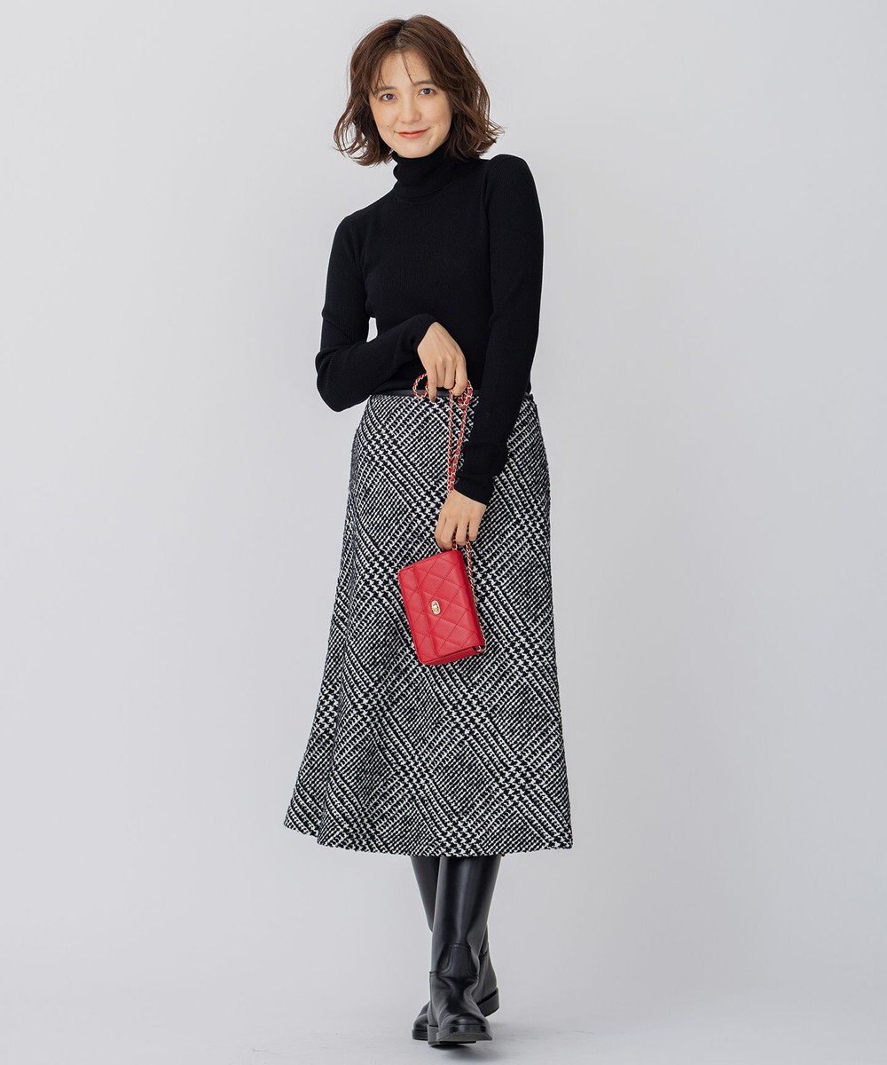 23区 【CLASSY.1月号掲載】ウーステッドウール タートルネック ニット 