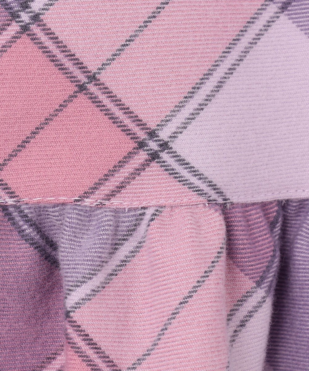 ANY KIDS チェック スカッツ 