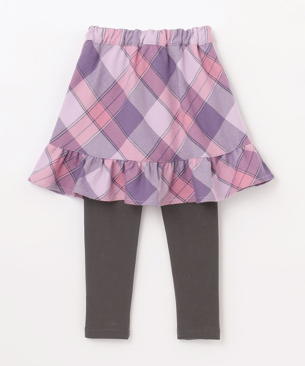 ANY KIDS チェック スカッツ 