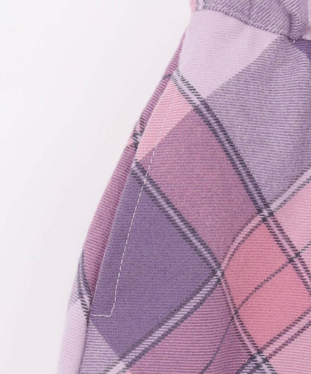 ANY KIDS チェック スカッツ 