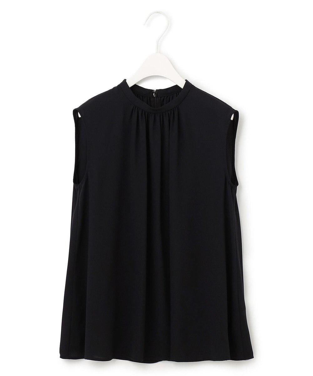 ICB 【WEB限定カラーあり】 Back Satin Amunzen ノースリーブブラウス 