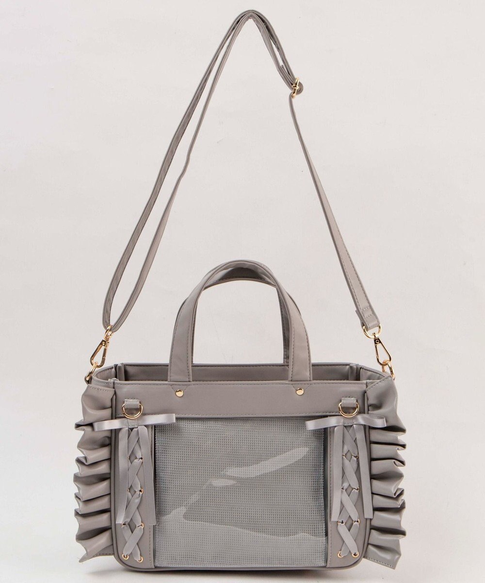 WEGO 【痛バ＆推し活グッズ】きらめきレースアップフリル痛ショルダー 